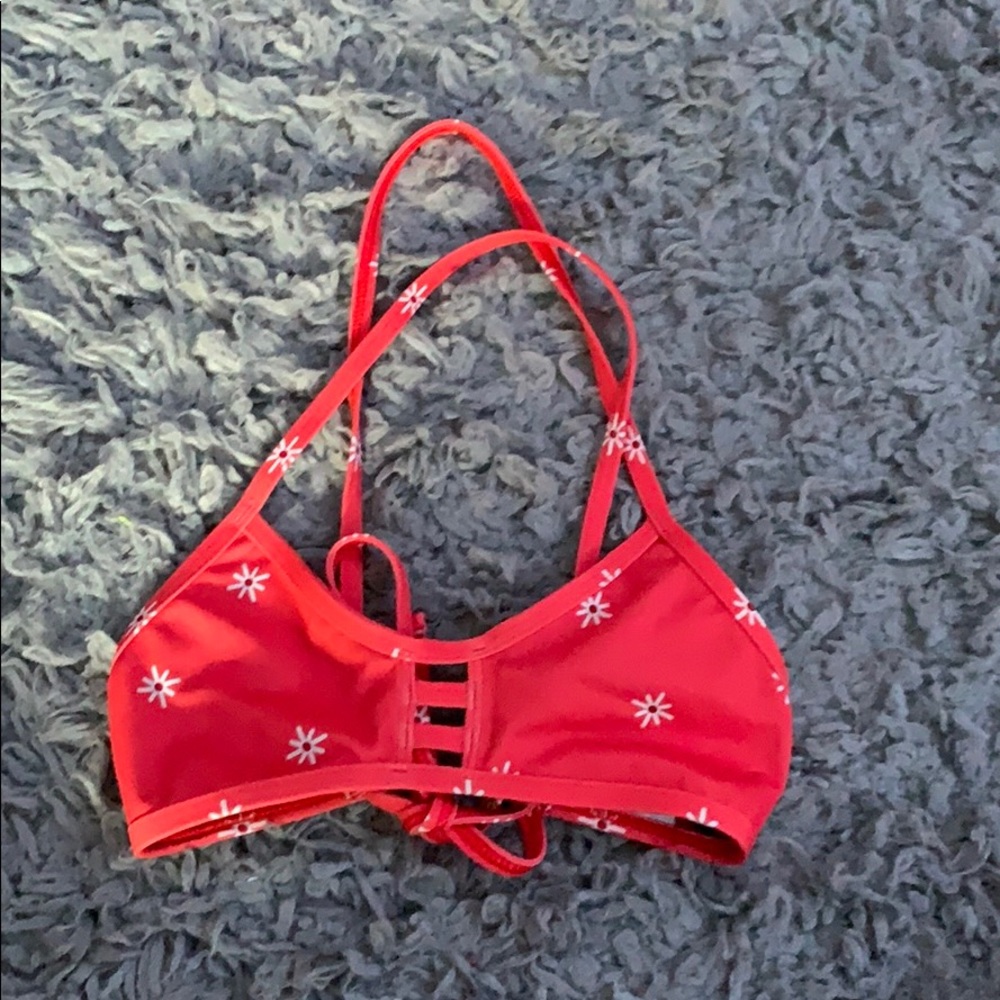 Jolyn patterned bikini top